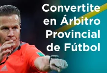 Se encuentra abierta la inscripción para el curso de árbitro provincial de fútbol