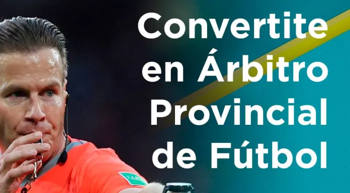 Se encuentra abierta la inscripción para el curso de árbitro provincial de fútbol