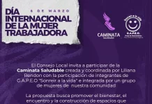 El Consejo Local invita a participar y acompañar la «Caminata saludable»