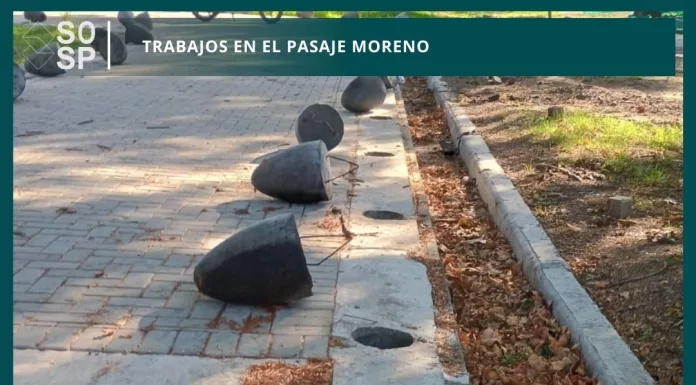 Siguen con los trabajos en el «pasaje Moreno»