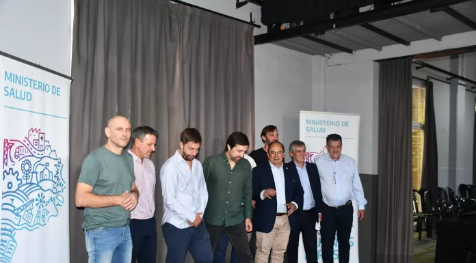 el Intendente José Luis Salomón, junto al Secretario de Desarrollo Humano y Salud, participaron del Pre Congreso Provincial realizado en Mercedes