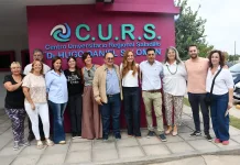 La Diputada Nacional Victoria Tolosa Paz junto al Intendente Municipal Ing. José Luis Salomón visitaron el CURS