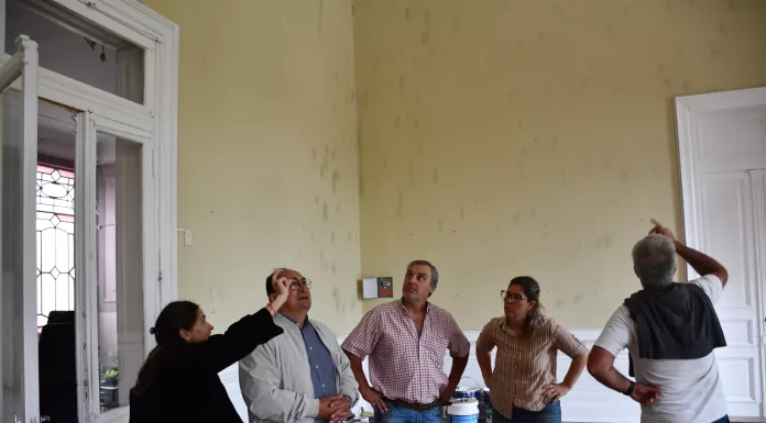 Avanzan con las obras en el Honorable Concejo Deliberante, para el 19 de marzo estarán finalizadas