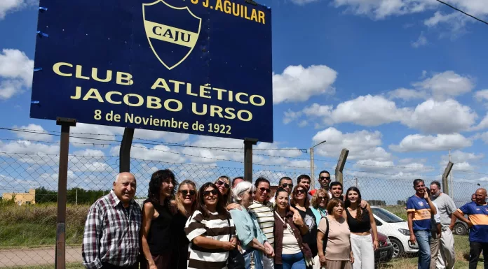 Galería de fotos || inauguración del predio del nuevo estadio e imposición del nombre de Lindolfo Aguilar del Club Atlético Jacobo Urso