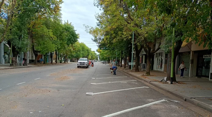 Avanzan los trabajos de demarcación para la implementación del Estacionamiento Medido