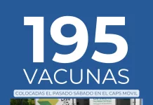Gran repuesta de la comunidad en el inicio de la campaña de vacunación