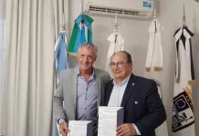 La municipalidad de Saladillo firmó convenios con la Asociación Empresaria Hotelera y Gastronómica de La Plata