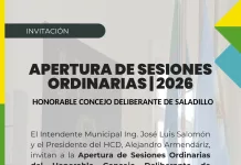INVITACIÓN | Apertura de Sesiones 2026