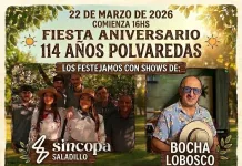 Cronograma de artistas por los 114 años de Polvaredas