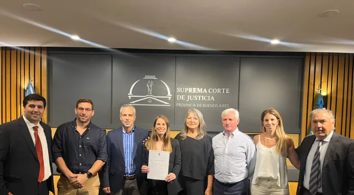Prestó juramento la Dra. Valentina Catoggio quien estará a cargo del Juzgado de Familia de Saladillo