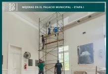 El municipio trabaja en el recinto del Honorable Concejo Deliberante