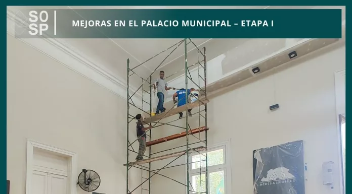 El municipio trabaja en el recinto del Honorable Concejo Deliberante