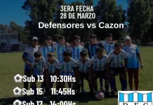 Divisiones Inferiores: El “Clásico” se juega este sábado en Del Carril