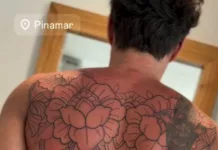 Nicolás Cabré se tatuó toda la espalda: las imágenes del impactante diseño que eligió