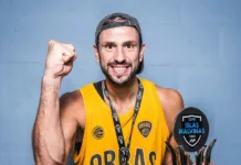 Marcos Delía y una vuelta a la LNB a puro festejo