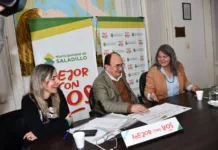 Reunión por la oferta gastronomica del aniversario de Saladillo